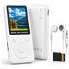LEVMEK Lettore MP3 Bluetooth 5.3 da 32 GB con altoparlante integrato, lettore MP3 HiFi, lettore musicale con schermo da 1,8 pollici, altoparlante, radio FM, video, registrazione vocale, ebook, scheda TF da