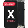 MOBILEX® Display Incell per iPhone X | FHD COF | Schermo Touch 5,8 | Face ID | True Tone | Completo di Frame