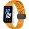 MELEJIA Cinturino Silicone Compatibile con Samsung Galaxy Fit 3, Regolabile Ricambio Cinturino, Chiusura Magnetica, per Galaxy Fit 3 SM-R390 Sportiva Silicone Cinturini