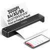 Phomemo P831 Stampante Termica A4 300DPI Portatile Bluetooth per PC&Mobile | Supporta carta comune A4, stampa monocroma senza inchiostro, ideale per ufficio, viaggi, studio, casa, fatture e contratti
