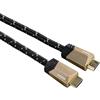 Hama Cavo HDMI 3 metri Ultra High Speed (cavo monitor 4K / 8K, 48 Gbit/s, cavo schermo Ultra HD con eARC, Ethernet, dynamic HDR, protezione antipiega, guaina cavo) 3 m