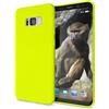 delightable24 NALIA Cover Neon compatibile con Samsung Galaxy S8 Plus, Custodia Protezione Ultra-Slim Neon Case Protettiva Morbido Cellulare in Silicone Gel, Gomma Telefono Bumper Sottile, Colore:Giallo