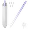 KBCASE Penna per Apple iPad 2018-2026, Pencil per iPad, ricarica rapida di 15 minuti, rifiuto del palmo Stylus Pen per Apple iPad A16 11/10/9/8/7/6, Air M3/M2/5/4/3, Pro 6/5/4/3, Mini 6/5