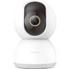 Xiaomi Mi Smart Camera C300 Home Security Camera Risoluzione 2K telecamera Wifi Interno Sorveglianza, 360° Telecamera Panoramica, Rilevamento umano Intelligente AI, Audio bidirezionale, Bianco