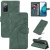 LACAE Cover a Libro per Samsung Galaxy S20 FE / S20 Lite | Custodia Flip in Pelle PU, Porta Carte, Chiusura Magnetica, Funzione Supporto, Case, Green