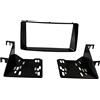 Electric House Mascherina telaio autoradio monitor 2 doppio DIN compatibile per toyota corolla 9 E120 NERA