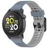 GIOPUEY Cinturini Compatibile con COROS Pace 2/Apex 2/42MM, Morbido TPU Cinturino [Design a Colori di Giunzione] - Blue/Grey