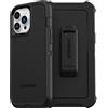 OtterBox Defender Cover per iPhone 13 Pro Max/iPhone 12 Pro Max, resistente a shock e cadute, cover robusta, testata 4x vs norme MIL-STD 810G,Nero, Versione No Pack Retail