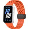 MELEJIA Cinturino Silicone Compatibile con Samsung Galaxy Fit 3, Regolabile Ricambio Cinturino, Chiusura Magnetica, per Galaxy Fit 3 SM-R390 Sportiva Silicone Cinturini