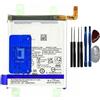 SPES Batteria di ricambio originale per Samsung Galaxy S23 Ultra S918B, 5000 mAh, con strisce adesive, incluso strumento di montaggio