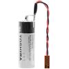 JJoias Batteria Al Litio Er17500v Er17/50 Cs1w-Bat01 3.6v 2700mah PLC. Con Connettori A Spina