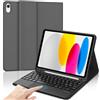 IVEOPPE Tastiera per iPad A16 11 Generazione 11 2025/10 Generazione 2022 10.9 | Cover Keyboard Touchpad Bluetooth Staccabile, Italiano QWERTY, Custodia Tastiera Trackpad con Portapenna, Grigio scuro