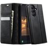 KZB Cover Cover per Samsung Galaxy S26 FE Custodia Libro Portafoglio, Nero | Protezione RFID, 2 Slot Carte, Pelle PU Premium, Magnetica, Kickstand, Antiurto, Flip Case per Samsung S26 FE