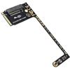 NGFF Adattatore di estensione angolato NVMe M-Key da 22x30 mm a 22x80 mm M2 per SSD, compatibile con MSI CLAW8 AI+ CLAW7 Gaming.
