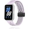 MELEJIA Cinturino Silicone Compatibile con Samsung Galaxy Fit 3, Regolabile Ricambio Cinturino, Chiusura Magnetica, per Galaxy Fit 3 SM-R390 Sportiva Silicone Cinturini