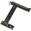 Hburirrty M.2 NGFF Key M a PCI-E 16x Scheda Grafica Riser Scheda Adattatore, di prolunga Nvme a PCI-Express 16X (direzione )
