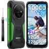 Blackview Rugged Smartphone, Telefono Indistruttibile 10000mAh, Android 16 Smartphone Rugged, IP68/IP69K, fino a 12GB+128GB (TF 2TB), 6,56 90Hz, Dual SIM, NFC, OTG, GPS, 3 Anni di Garanzia