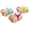 Vilac - Auto in Legno Moit-moit Blu - Modello grande - Giocattolo intergenerazionale - Made in France - Risveglio dei Bambini dai 2 anni - Design unico e colorato