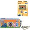 Lexibook, Stitch, Mini Fotocamera Portachiavi, Blu, DJKC78DLXB | Mini fotocamera con filtri foto e video, USB-C ricaricabile e memoria fino a 500 foto.