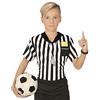 W WIDMANN MILANO Party Fashion - Costume da arbitro per bambini | Maglietta in stile arbitro di calcio per il Carnevale e le feste a tema