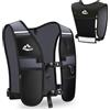 Rolgno Gilet Running Uomo & Donna, Leggero/Traspirante Zaino Trail Running | con 2L Ampio Scomparto, Gilet Corsa Riflettente Zaino Idratazione, Running Vest per Ciclismo Maratona Trekking