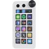 Basicolor N1 Tastiera Macro 3-in-1: 15 Tasti LCD, Numpad & Calcolatrice - Controller Streaming Programmabile per Streaming, Lavoro & Gaming (Mac 14.0+/Win10+) - Bianco