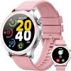 Fempoin 2026 Smartwatch Donna, 1.43" HD AMOLED Orologio Smartwatch con Chiamate e Whatsapp, Orologio Digitale con 100+Sport, SpO2/Sonno/Cardiofrequenzimetro, IP68 Impermeabile Smart Watch per Android iOS