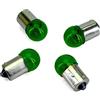 one by camamoto kit 4 lampade/lampadine frecce colore verde 12v. / 10w bulbs / ba15s compatibile con scooter 50cc enduro