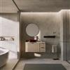 DEGHI Mobile bagno sospeso 100 cm con 3 cassetti frassino harper e top bianco opaco - Roxas