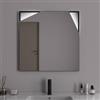 DEGHI Specchio led da bagno 70x70 cm con cornice nero - Olifant