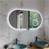 DEGHI Specchio da bagno led 60x120 cm luce fredda perimetrale con antiappannante e ingranditore - Stefs