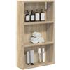 vidaXL Armadio da bagno a muro Rovere Sonoma 40 x 14 x 70 cm