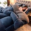 MTHGH Piumone Matrimoniale Invernale,Trapunta in Pile Double-Face Spessa E Calda,Coperta Addensare Fluffy Inverno Piumino Spesso Morbida E Calda(01,200 * 230m/4kg)
