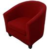 Morbuy Copripoltrona Elasticizzato, Colore Puro 2 Pezzi Set Copripoltrona - Chesterfield Copripoltrona con Cuscino Separato Universale - Lavabile Fodera per Soggiorno Bar Reception (Borgogna)