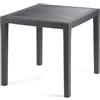 buybuy TAVOLO STILE RATTAN QUADRATO NERO SQUARE TVS80B