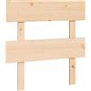 vidaXL Testiera per Letto 78,5x3x81 cm Legno Massello di Pino