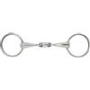 Sartore Filetto curvo oliva centrale - Mm 135 inox 14mm, Pieno con anelli 65 mm