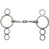 Sartore Filetto curvo oliva centrale - Pieno mm18 mm135, inox anelli mm 68 e 28