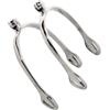 Sartore Speroni soft touch donna inox - Gambo da mm 13, Con rotella trasversale