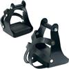 Sartore Staffe da endurance alluminio - Con gabbie nere, Pedana shock absorber
