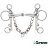 Sartore Pelham snodato inox vuoto mm18 - 115-145 cm