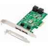 Dawicontrol DC-624e R2, RAID-Karte controller RAID PCIe 2.0 6 Gbit/s (Dawicontro