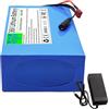 WSDAV Batteria di Ricambio da 36 V, Batteria al Litio da 36 V | Batteria ricaricabile, batteria al litio, connettore: DC+T, involucro in PVC blu