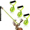 Theiuaoqwe Cinghia Trascina Cervo per Caccia, Set da 3 Pezzi | Caccia Accessori, Riflettente, Hunting, 1.5m, Richiamo Per Uccelli Da Caccia, Verde, Per Caccia All'aperto