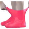 EURDFHY sovrascarpe impermeabili Copriscarpe impermeabili in silicone antiscivolo | Stivali da pioggia Protezione for scarpe da ginnastica unisex for esterni riutilizzabili(Pink,L (40-45))