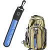 Generic Portachiavi con ciondolo riflettore per bambini, impermeabile, leggero | Portatile luminoso per zaino da scuola zaino outdoor escursionismo viaggio campeggio notte ciclismo camminare corsa