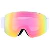 LBAWJWAIL Maschera Da Sci E Snowboard OTG Antiappannante, Lente Doppio Strato UV400 | Compatibile Con Casco, Maschera Da Neve Per Uomo Donna Sport Invernali