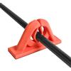 Generic Supporto per canna da pesca senza foratura, supporto verticale da parete in | Organizzatore per pesca senza graffi, supporti salvaspazio per canna da pesca per garage, barche e pesci