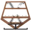 DJSKLDF Espositore per medaglie Porta medaglie ad Anello Multistrato for espositore da Baseball Montato a Parete in Legno