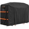 Generisch Copertura per kayak in Oxford 210D, impermeabile, 368 x 81 x 145 cm | Resistente ai raggi UV e alle intemperie, ventilazione integrata, cinghie riflettenti, per telai a 2-4 livelli da 3 a 3 m